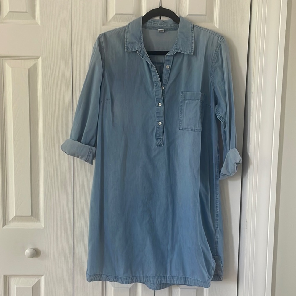 Old Navy Long sleeved Denim Dress size L